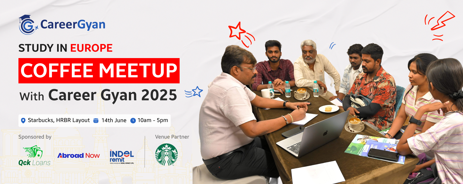Study in Europe Coffee Meet Up with Career Gyan